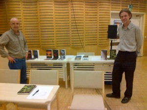 With Noel Duffy at the Tampere Metso library