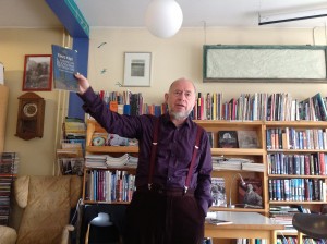 Donald Adamson reading at Pispala Library